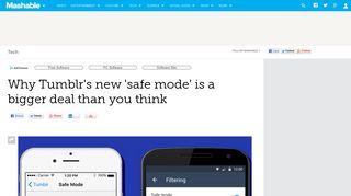 Why Tumblr's new 'safe mode' is a bigger deal than you think - Mashable