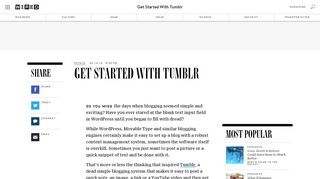 Get Started With Tumblr | WIRED