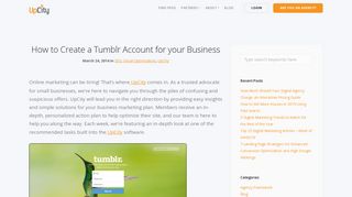 How to Create a Tumblr Account for your Business | UpCity