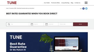 Best Rates Guarantee when you book direct | Tune Hotels