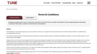 Terms & Conditions - Tune Hotels