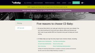 CD Baby or TuneCore? Your questions answered