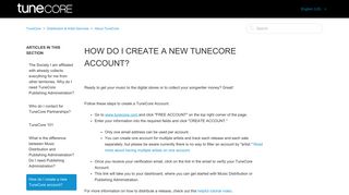 How do I create a new TuneCore account? – TuneCore