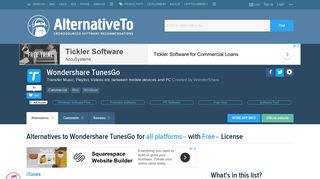 Free Wondershare TunesGo Alternatives - AlternativeTo.net