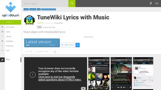 TuneWiki Lyrics with Music 4.6.6 for Android - Download