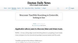 Newcomer TuneWiki flourishing in Centerville, looking to hire
