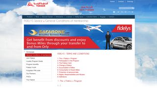 3. The Fidelys Card - Tunisair : Airline Tunisia - promotions and ...