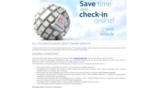 Online Check-in - Tunisair
