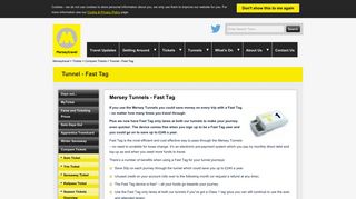 Tunnel - Fast Tag - Merseytravel