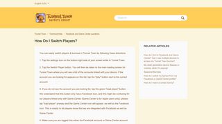 How do I switch players? – Tunnel Town