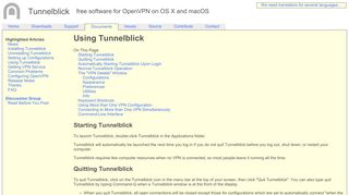 Using Tunnelblick - Tunnelblick | Free open source OpenVPN VPN ...