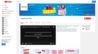 Tupperware India - YouTube