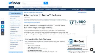 3 alternatives to Turbo Title Loan | finder.com