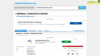 webmail.turbosite.com.br at WI. Webmail 01 - Turbosite - Hospedagem ...