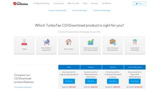 TurboTax® 2018 CD/Download Tax Software, Compare Desktop Tax ...