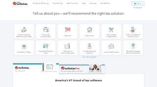 TurboTax® 2018 Online Tax Software, Easily e-File Income Taxes ...