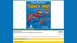 Register Online - 2018 Tampa Bay Times Turkey Trot - SignMeUp