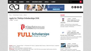 Apply for Türkiye Scholarships 2018 - edu active