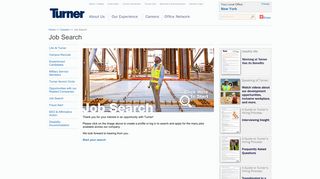 Job Search | Turner Construction Company