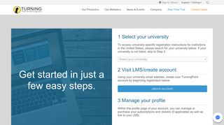 Create Account - Student | Turning Technologies