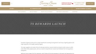 TS Rewards Lunch at Turningstone Resort Casino