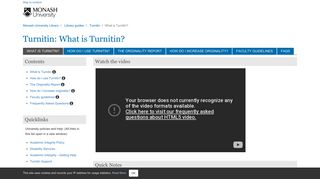 What is Turnitin? - Turnitin - Library guides at Monash University