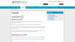 Turnitin Resources - Turnitin | eLearning Services - Monash University