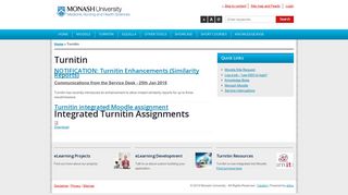 Turnitin | eLearning Services - Monash University