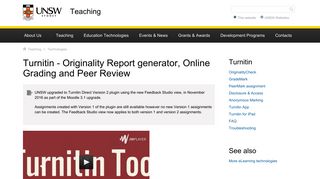 Turnitin - UNSW Teaching Gateway - UNSW Sydney
