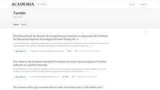 Turnitin Research Papers - Academia.edu