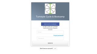 Turnstyle Cycle & Bootcamp - Login - Perkville