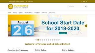 Welcome to Torrance Unified School District | Torrance Unified School ...