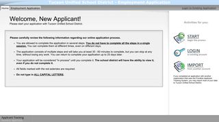 Tucson Unified School District - Employment Application - applitrack.com
