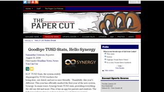 Goodbye TUSD Stats, Hello Synergy – The Paper Cut