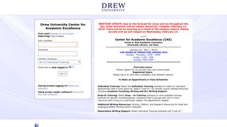 Drew University Center for Academic Excellence