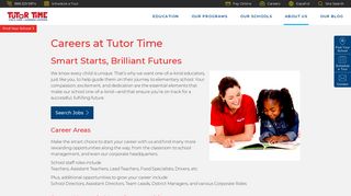 Child Care Jobs - Teaching Positions | Tutor Time