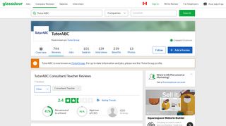 TutorABC Consultant/Teacher Reviews | Glassdoor.ca