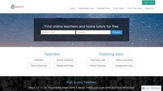TeacherOn: Best Online teachers, Home tutors, Assignment help