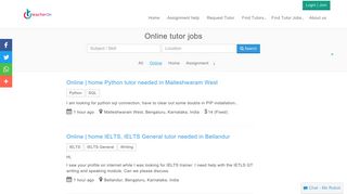Online tutor jobs | TeacherOn