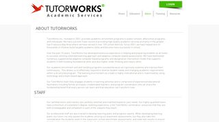 tutorworks | About