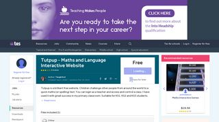 Tutpup - Maths and Language Interactive Website by Tanglefoot ...