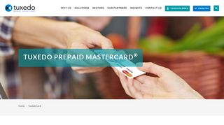 Tuxedo Prepaid MasterCard® | Tuxedo - Tuxedo Money Solutions
