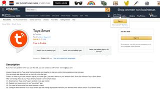 Amazon.com: Tuya Smart: Alexa Skills