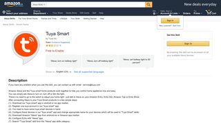 Tuya Smart: Amazon.ca: Alexa Skills