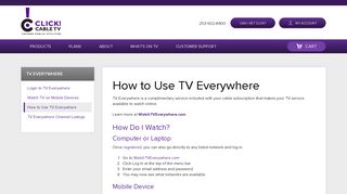 How to Use TV Everywhere | Click! Cable TV