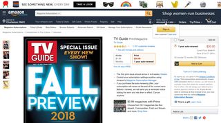 TV Guide: Amazon.com: Magazines