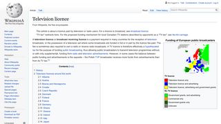 Television licence - Wikipedia
