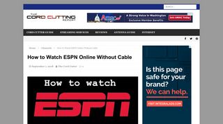 How to Watch ESPN Online without Cable (2018 Updated Guide)