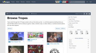 Browse Tropes - TV Tropes