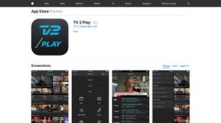 TV 2 Play on the App Store - iTunes - Apple